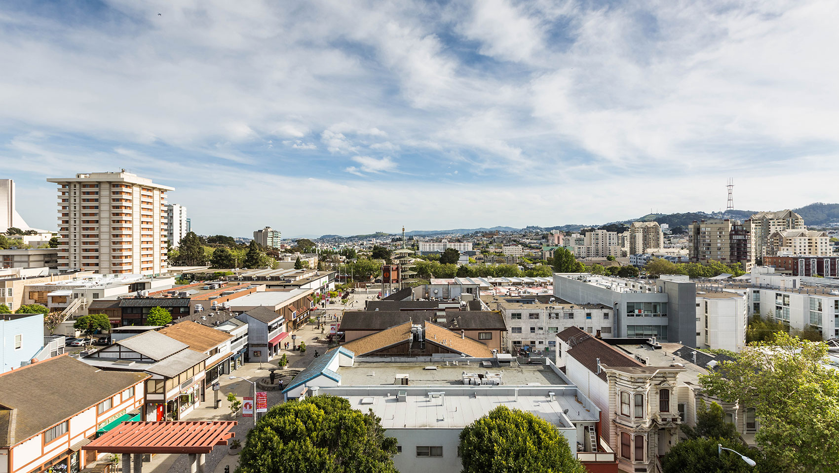 view from enso balcony of san francisco