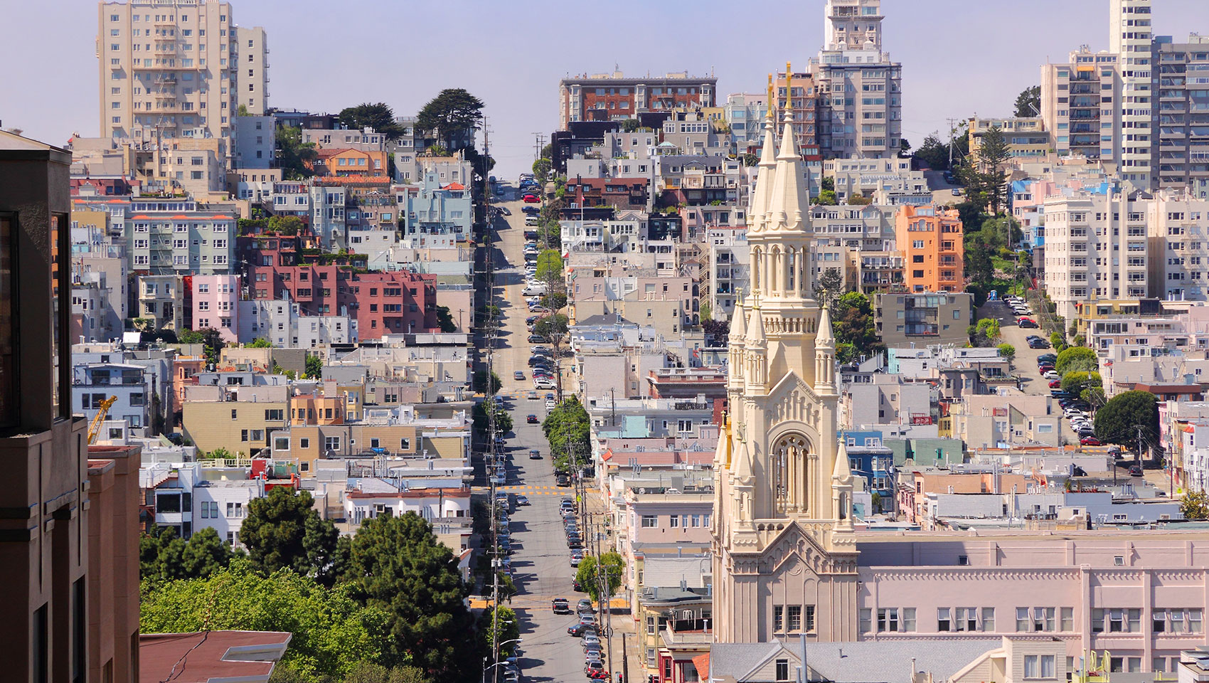 city view of northbeach sf