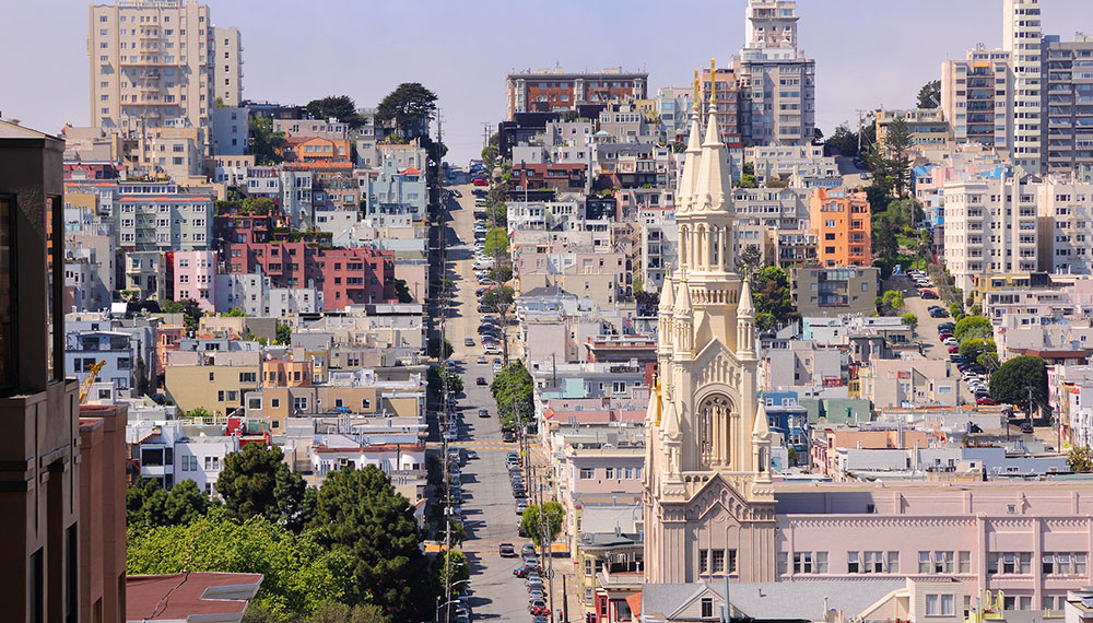 city view of northbeach sf