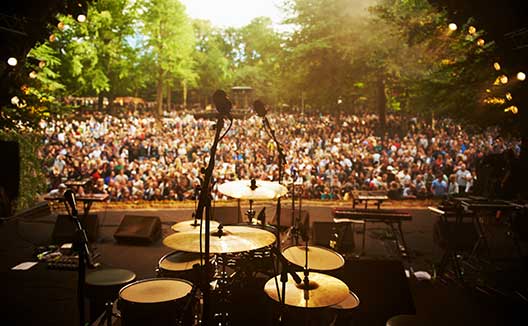 Outdoor conert set-up